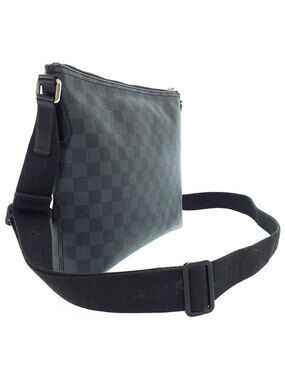 Louis Vuitton Mick Shoulder Damier Graphite Bag Black